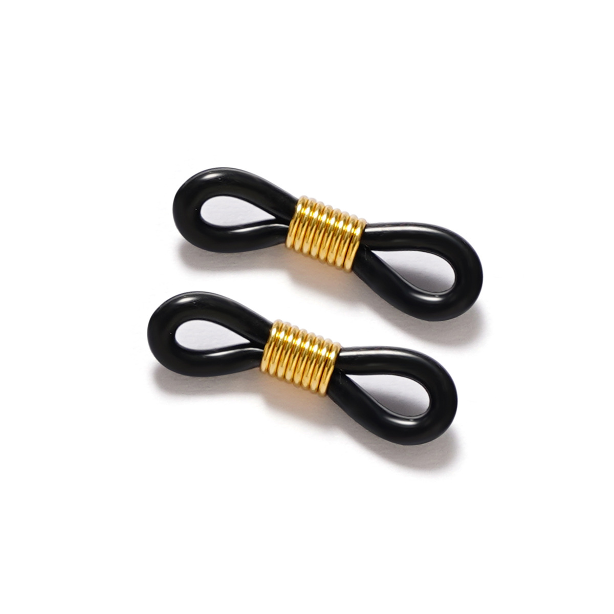 Imitation gold black silicone