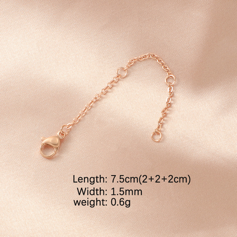 6:rose gold color 7.5cm