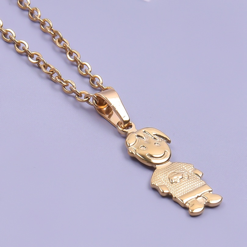 gold boy necklace