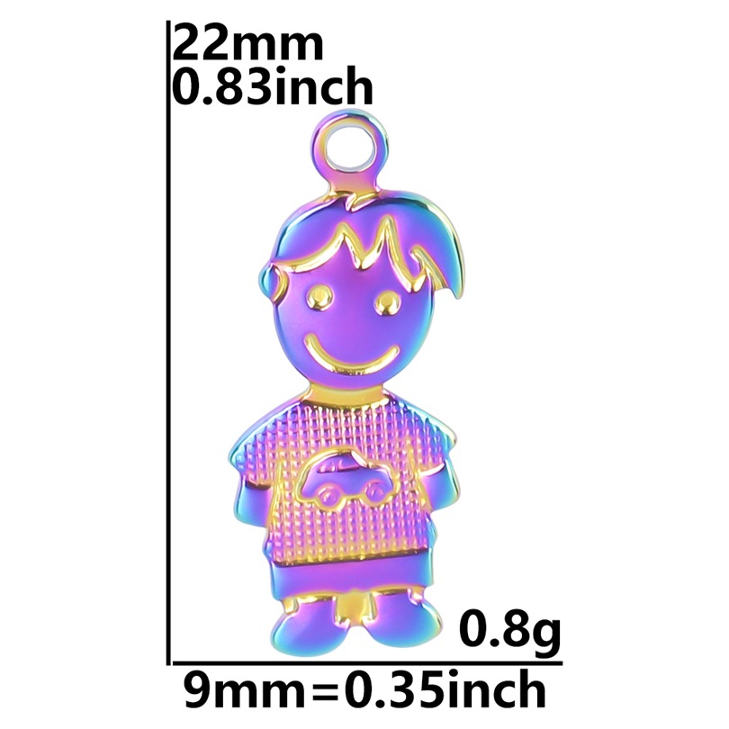 7 color boy pendant