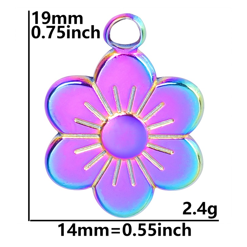 2:multi-color plated pendant