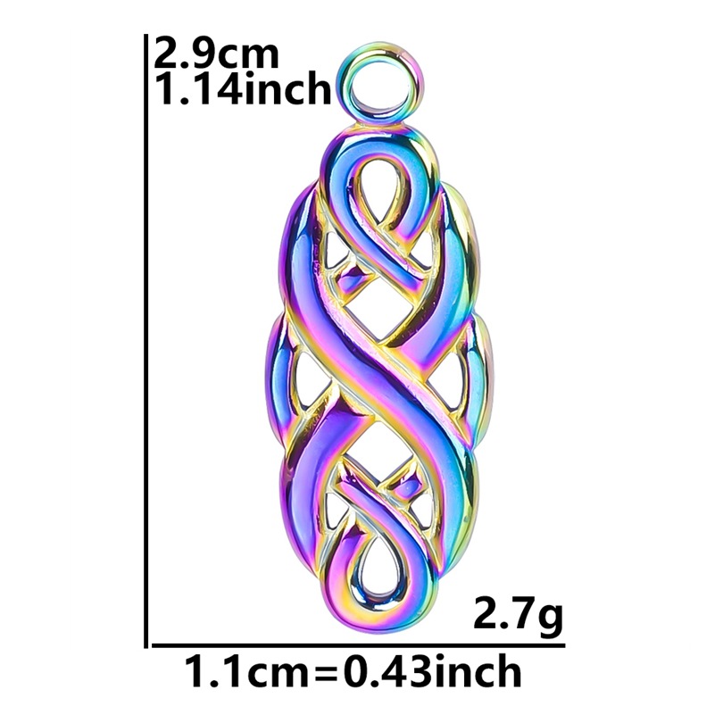 multi-color plated pendant