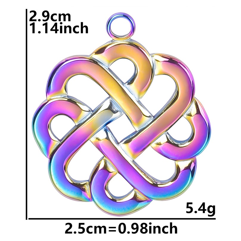 multi-color plated pendant