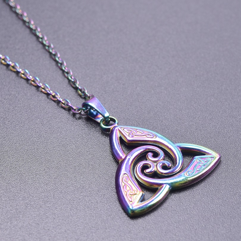 multi-color plated necklace