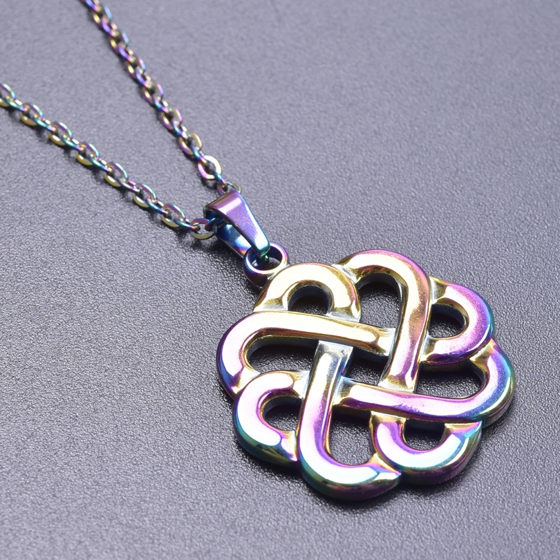 multi-color plated necklace