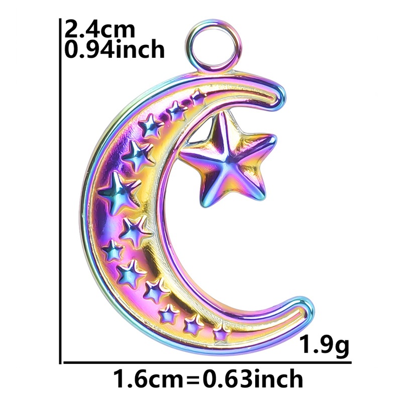 multi-color plated pendant