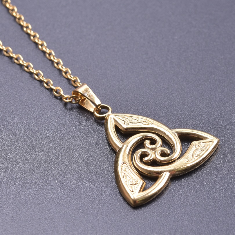 6:gold color plated necklace