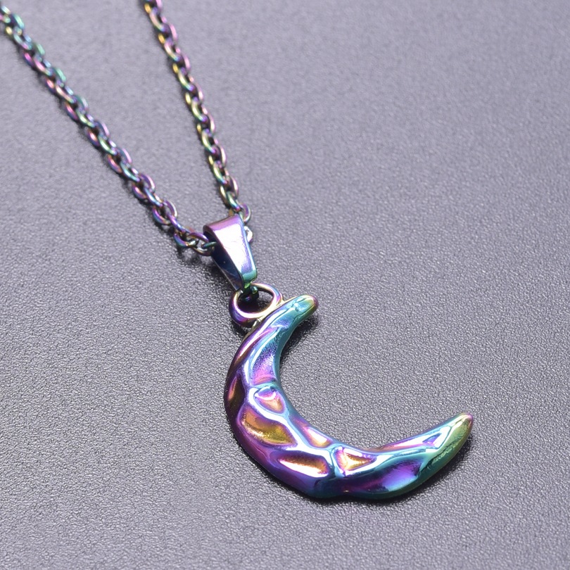 5:multi-color plated necklace