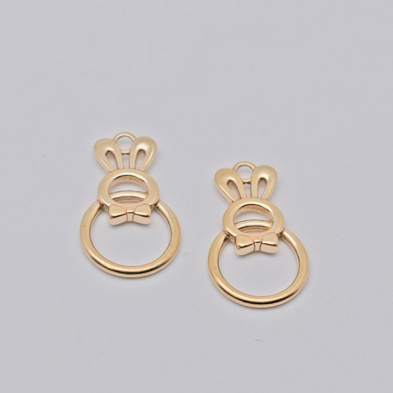 Rabbit head ring 23X14mm