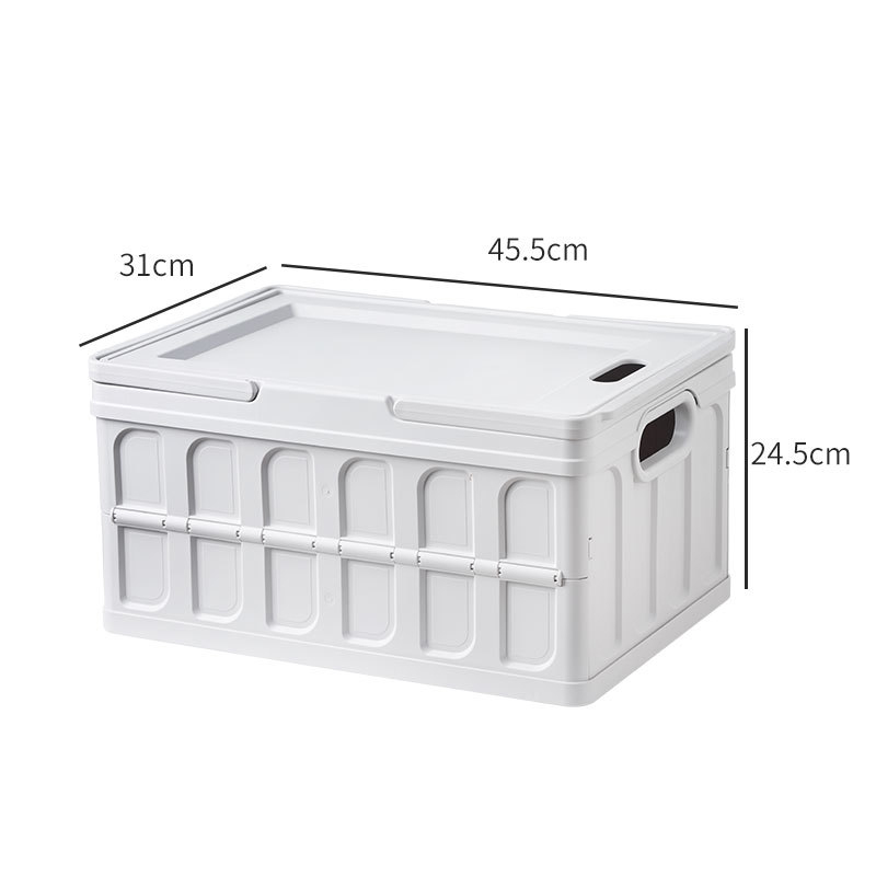 Handle folding storage box