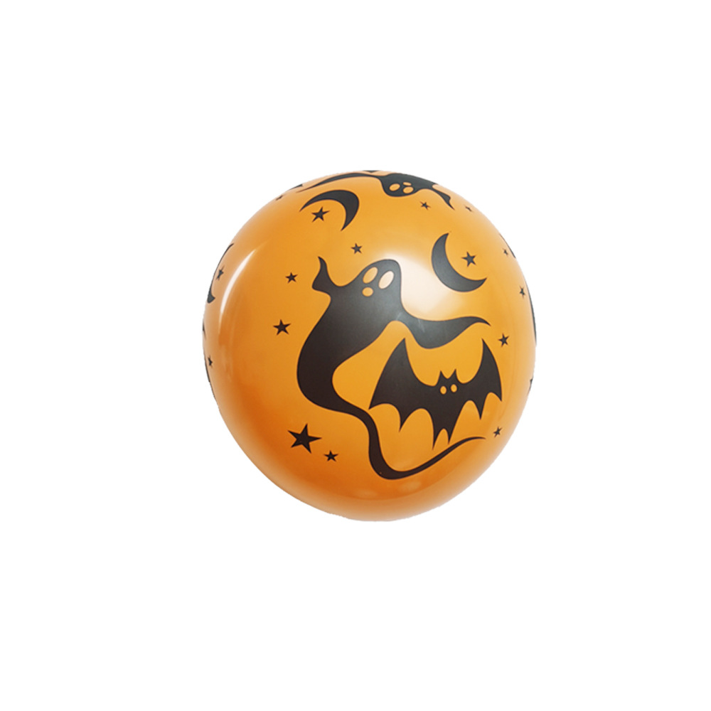 Orange Ghost Print Balls (100 PCS)