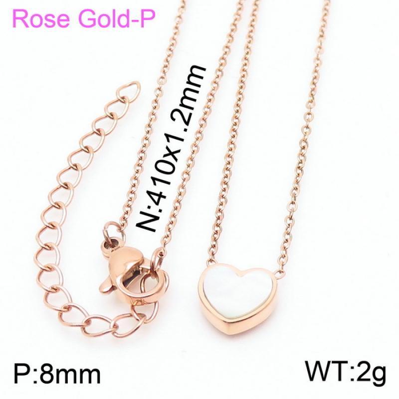 Rose gold necklace