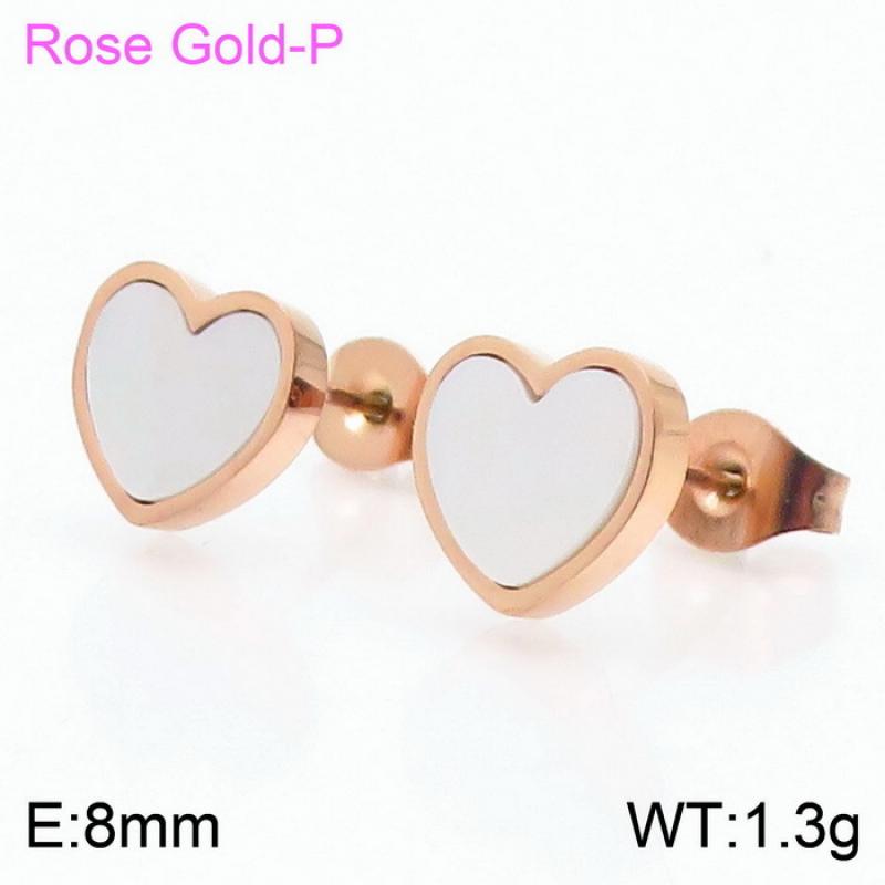 Rose gold earrings