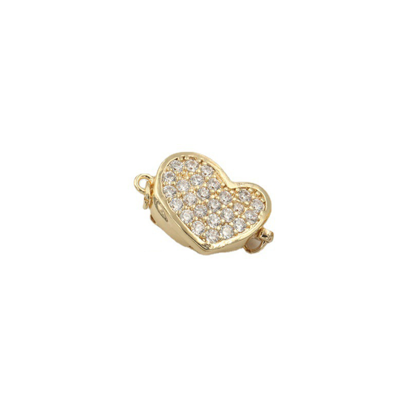 1:Heart-shaped Gold -18.5x11mm