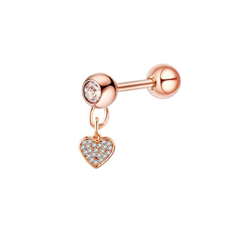 Rose gold heart