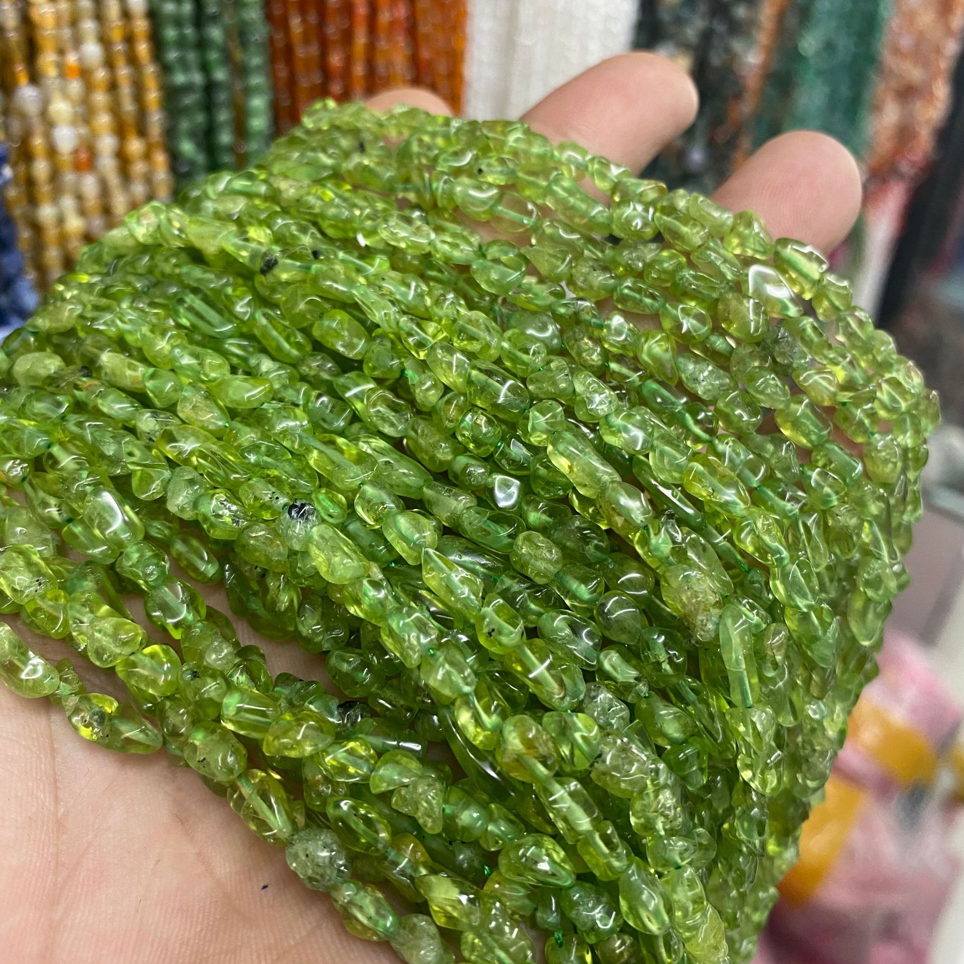 3 Peridot stone