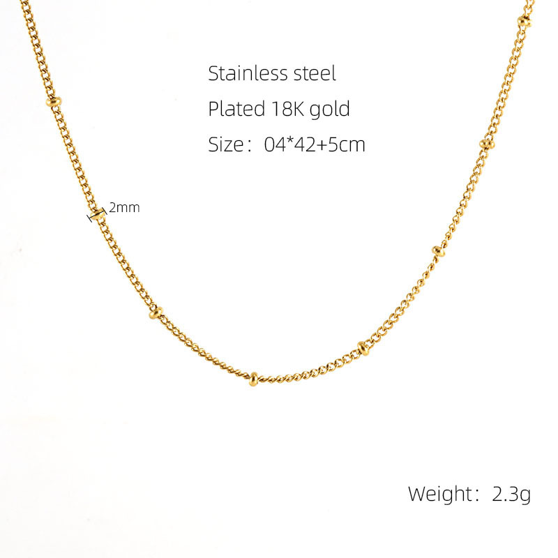 04 side clip bead chain