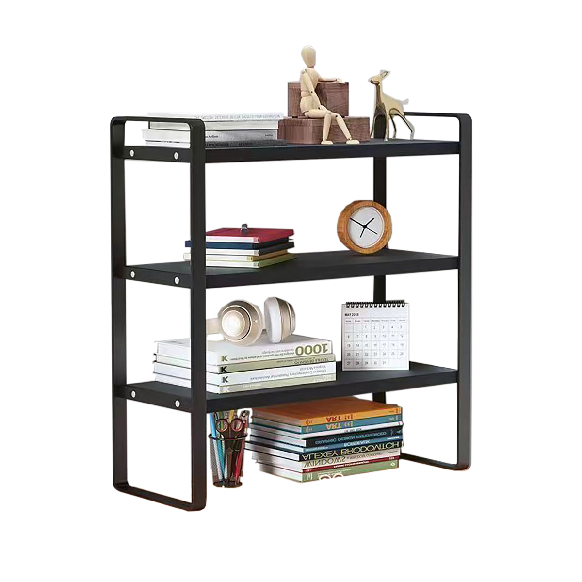 Black shelf black