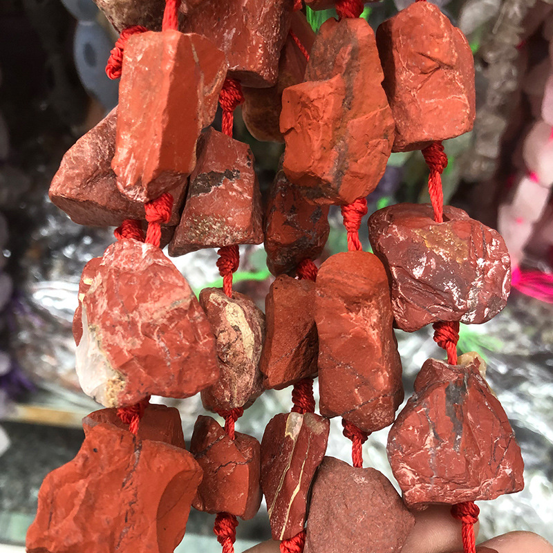 10 red jasper