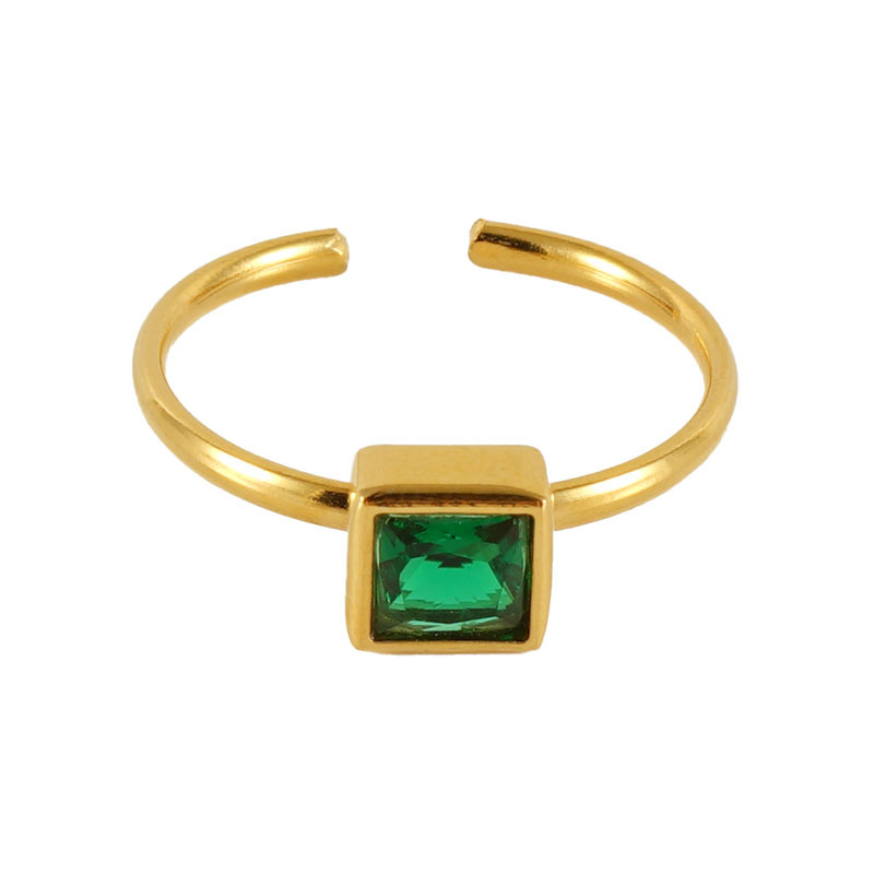 Square green zirconium