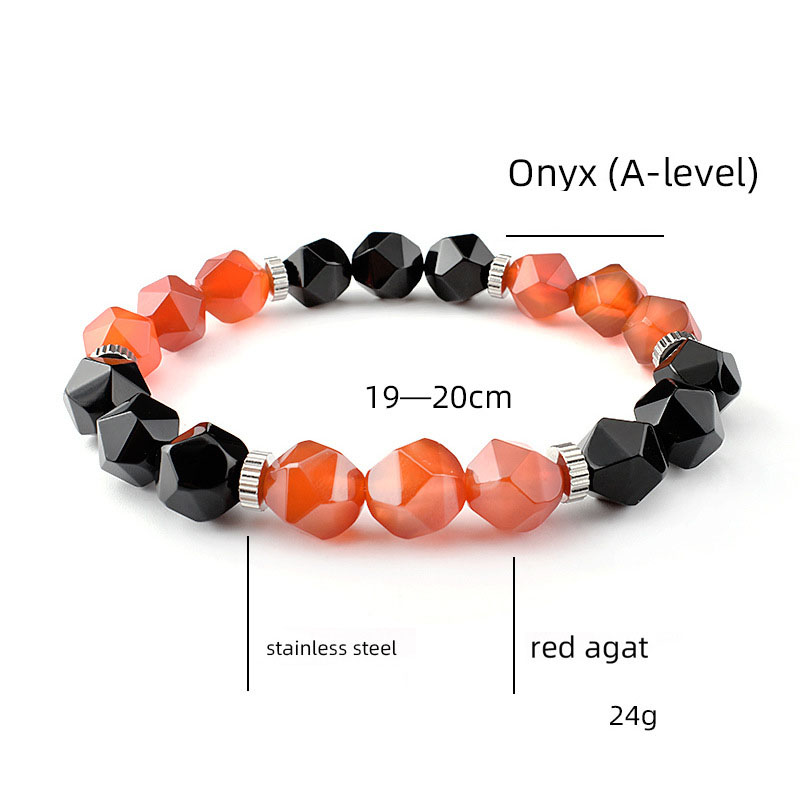 Red agate black agate