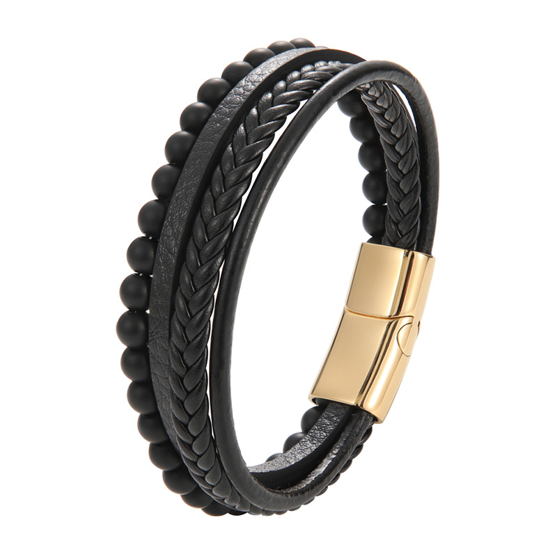 Black gold buckle 21cm