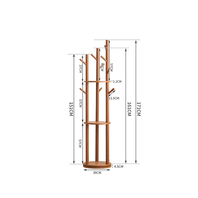 Honey color 360 rotation - double deck chassis