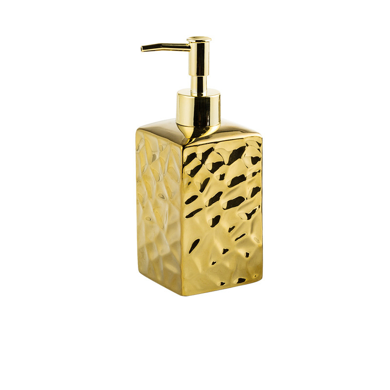 Square bottle -- gold