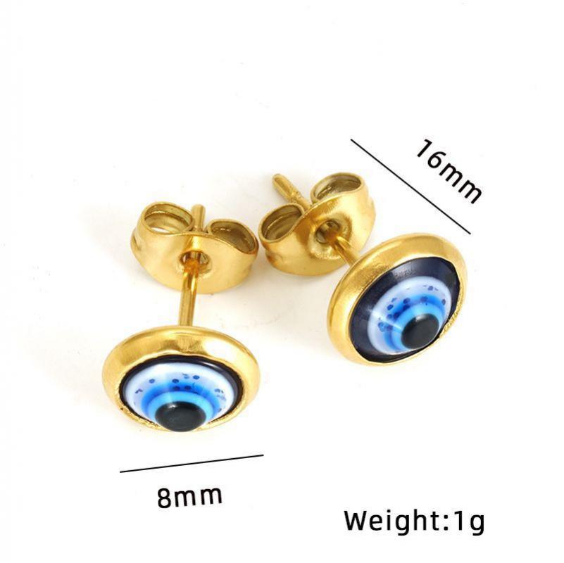 B earring  8x16mm