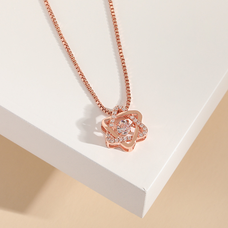 4:rose gold color plated