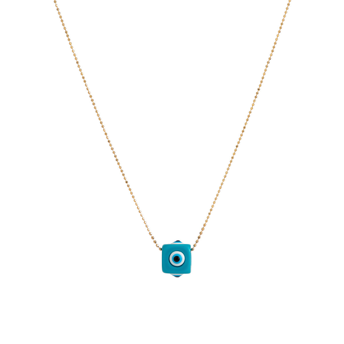 8:Bead chain blue