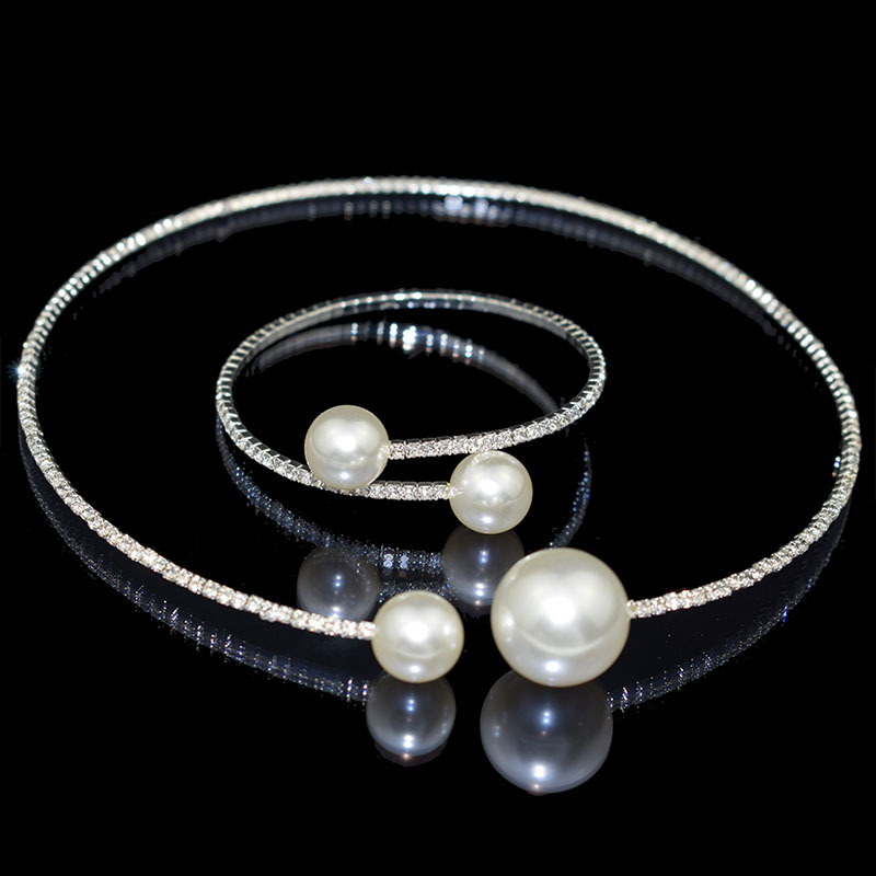 Collar set-silver