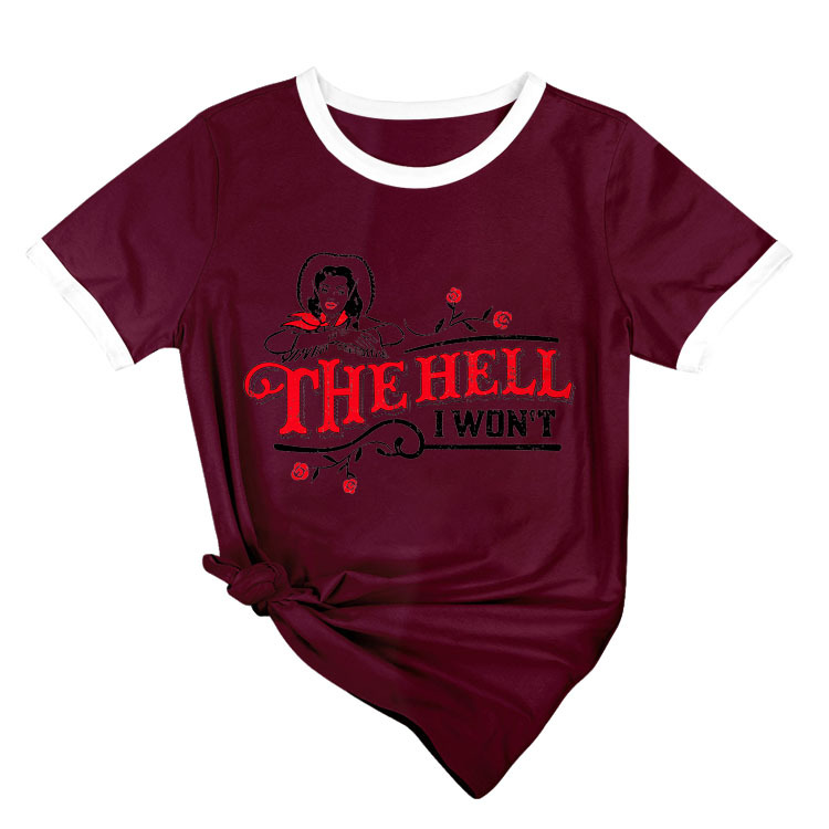 3804 Wine red (black print)