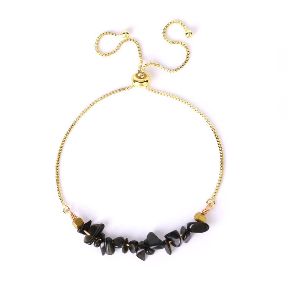 Black Obsidian-Gold