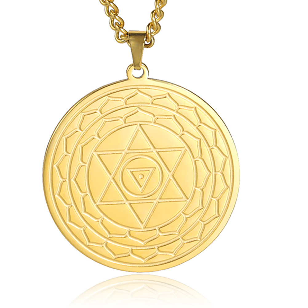 Gold no blacken pendant