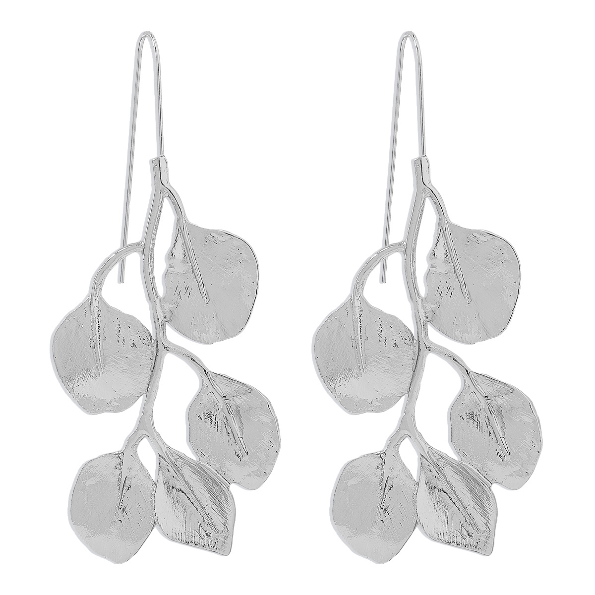 4:White K earrings