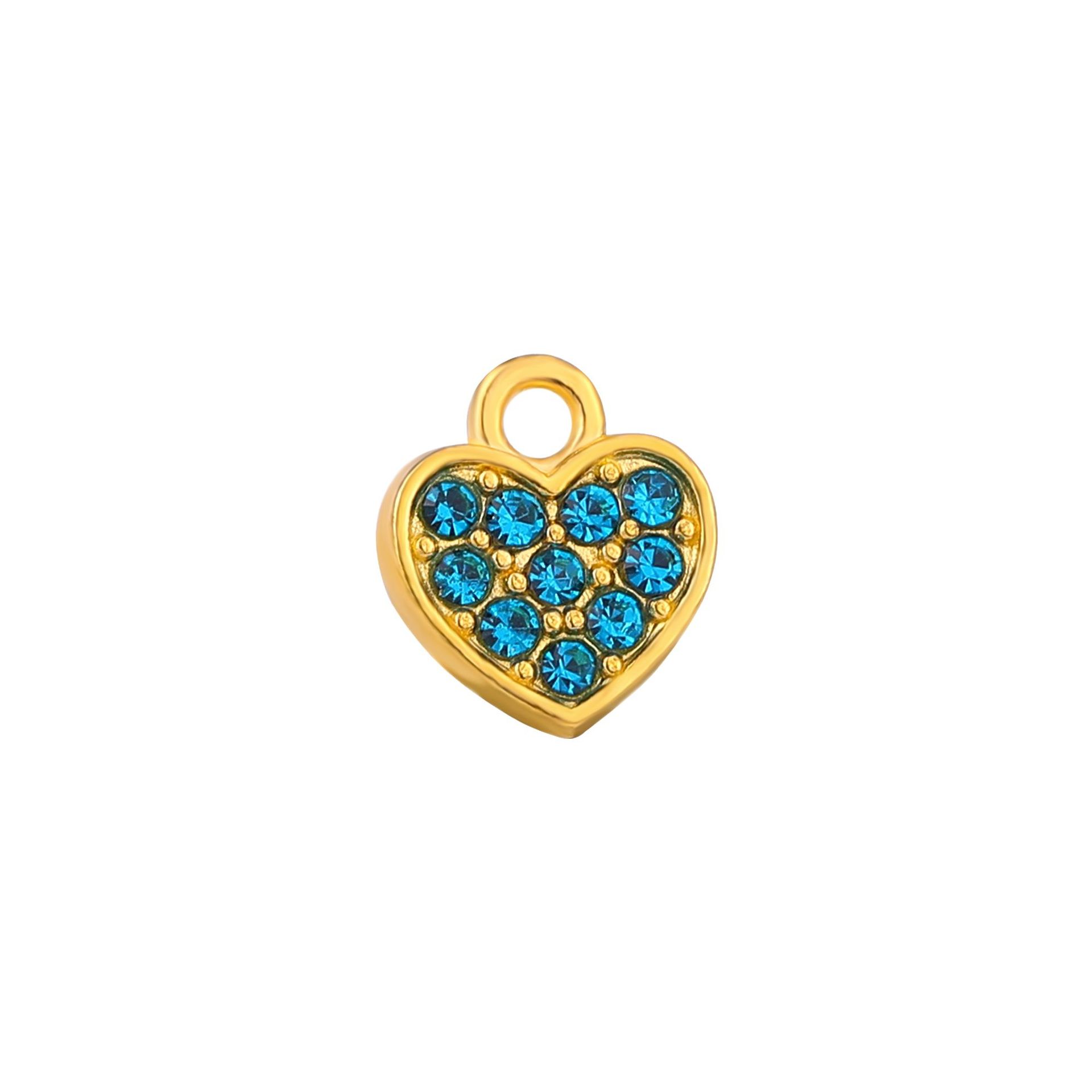 Gold-dark blue diamond