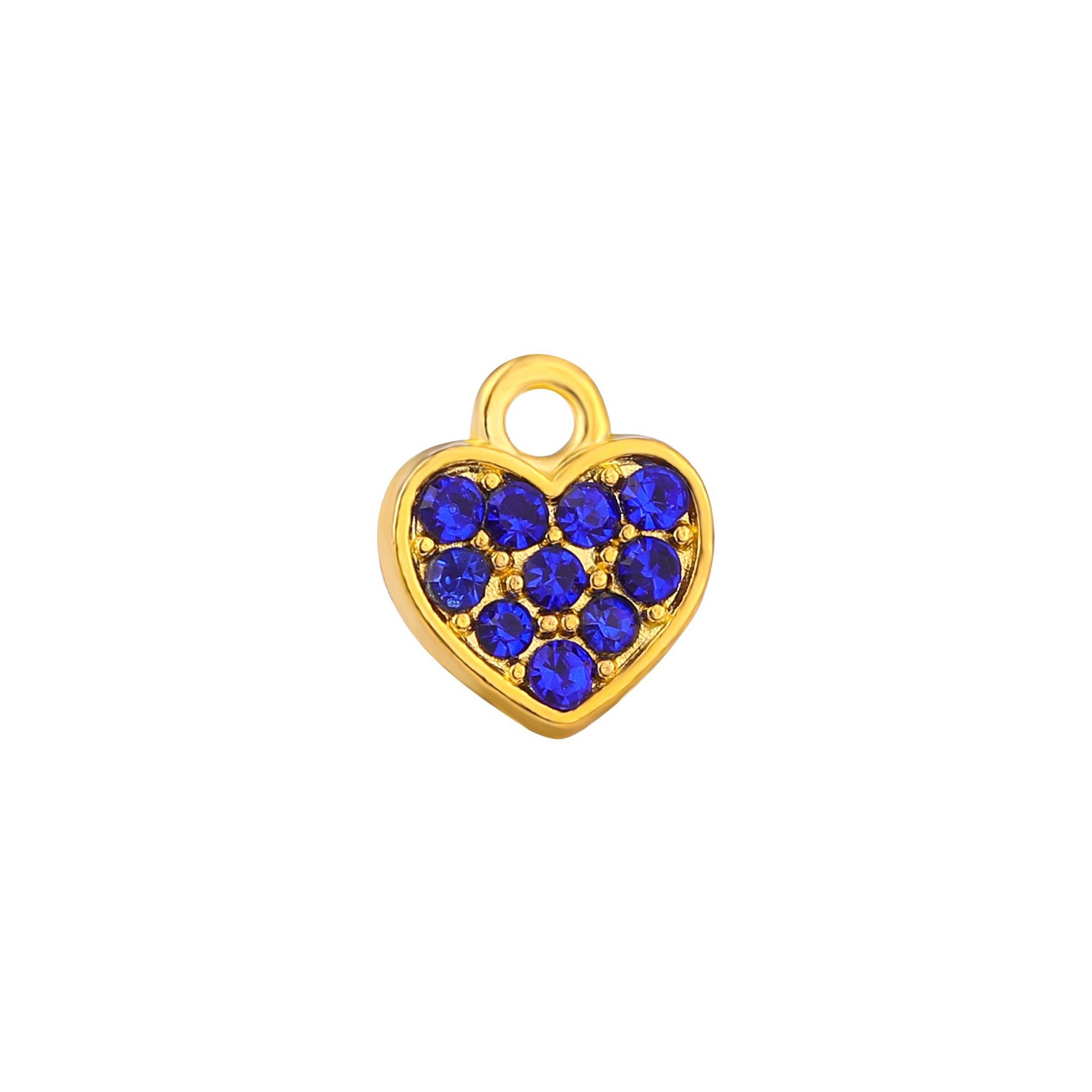 Gold-sapphire diamond