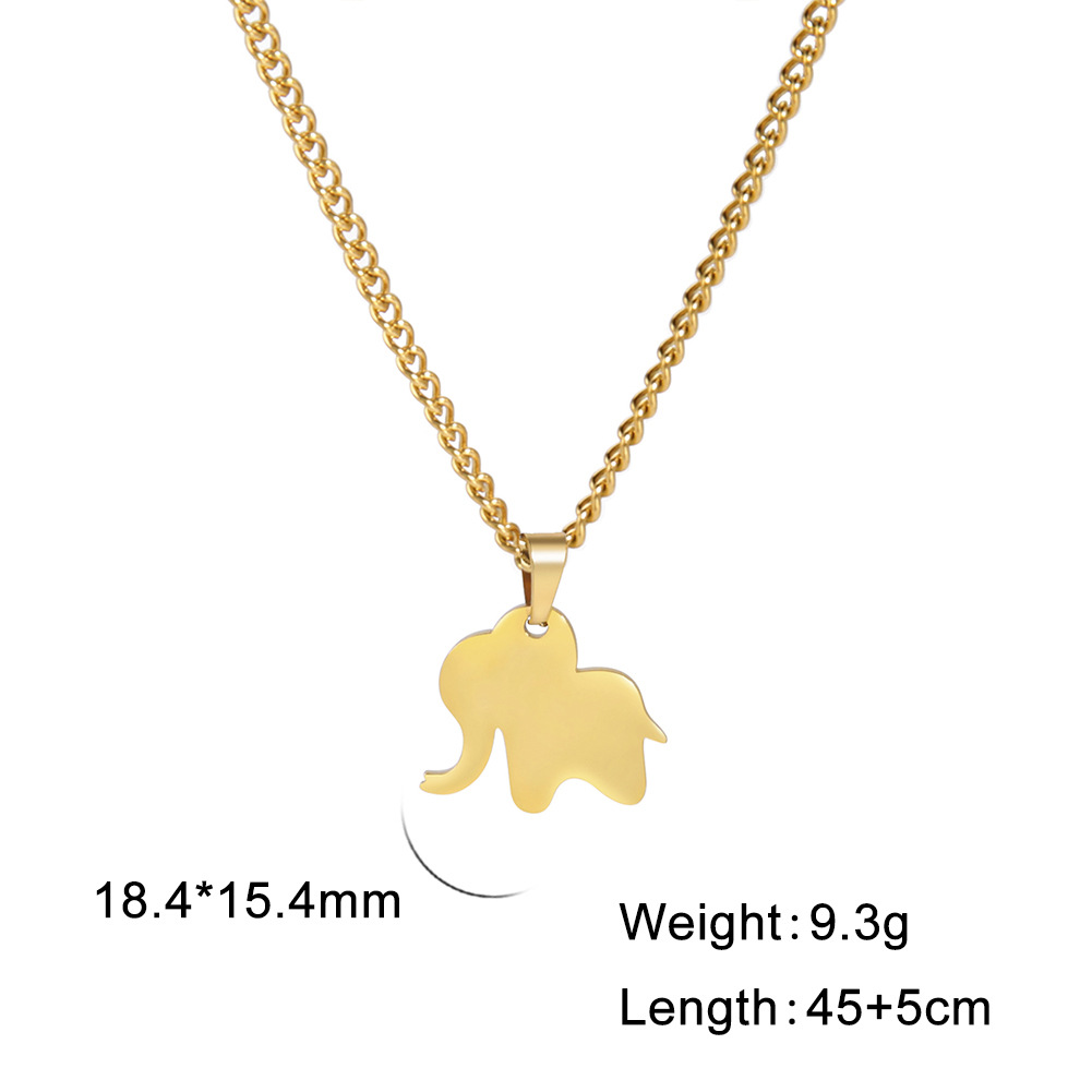 Golden small elephant