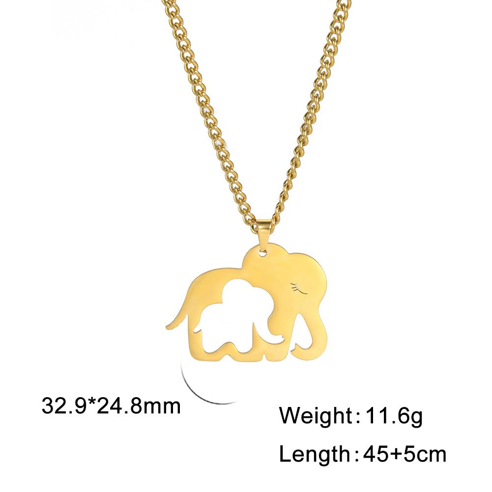 Golden hollow large elephant