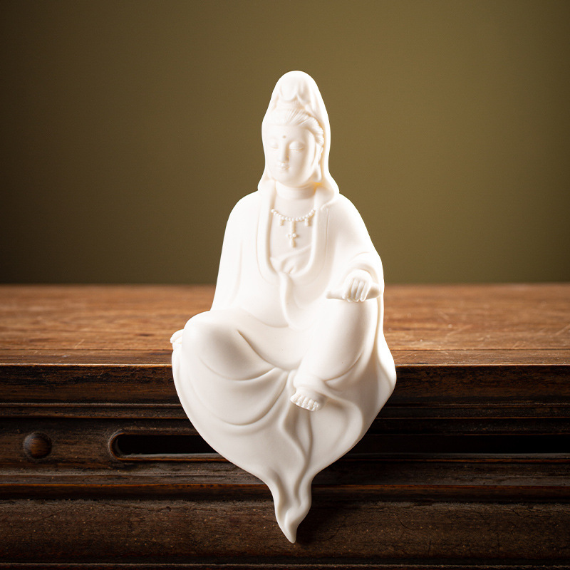 3:Single jade porcelain Guanyin