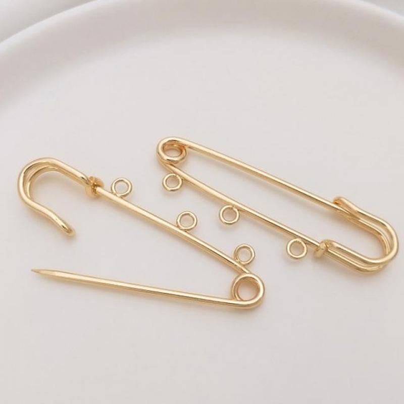 50x10mm triple loop brooch