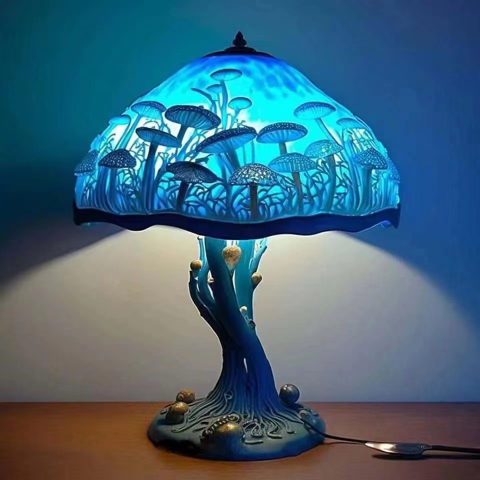 Blue mushroom