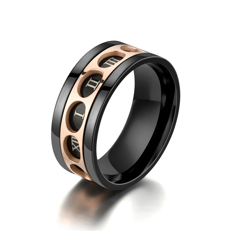 black rose gold color 6#