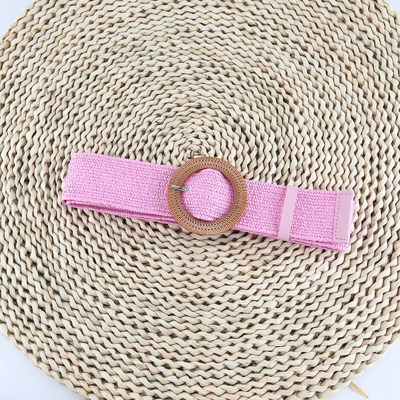 Round button pink