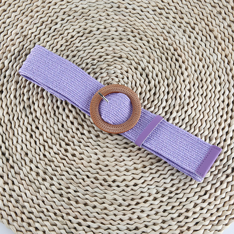 Round button purple