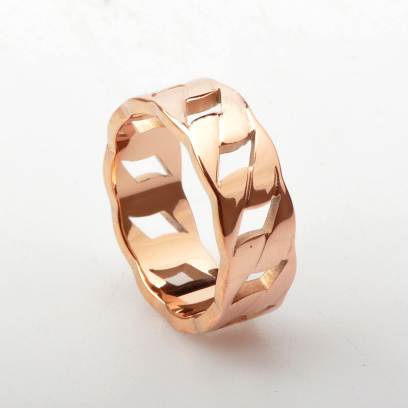 rose gold color US Size #5