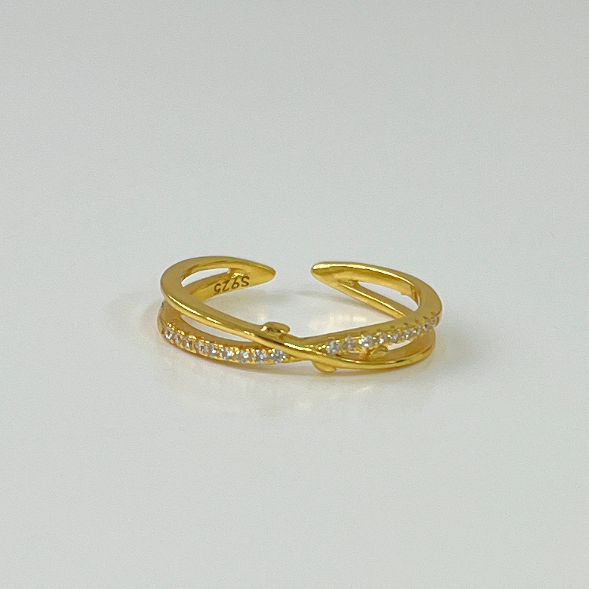 2 gold color plated