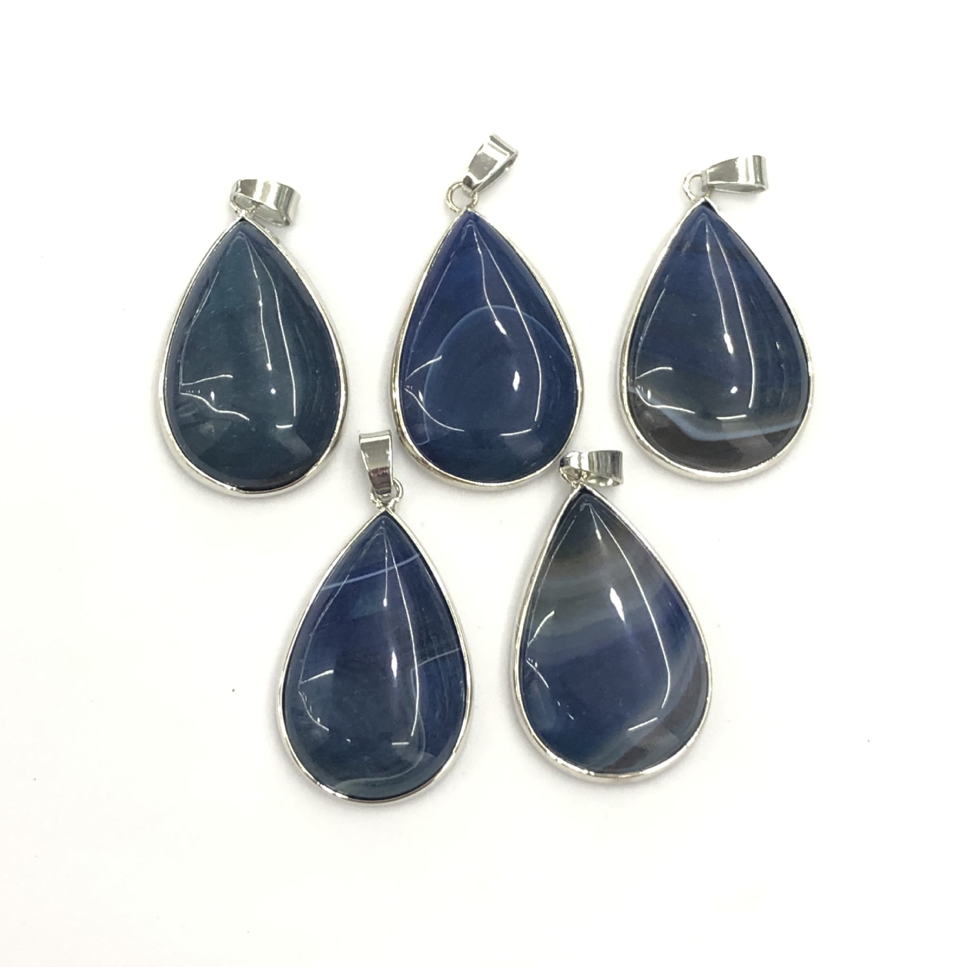 4 blue agate