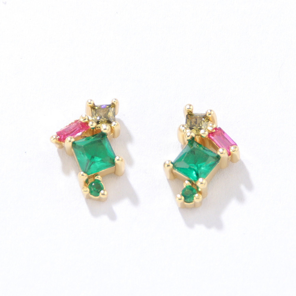 Micro-zircon earrings